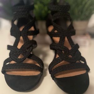 Sonoma size 8 black wedge